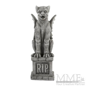 Concrete Winged Lion Statue